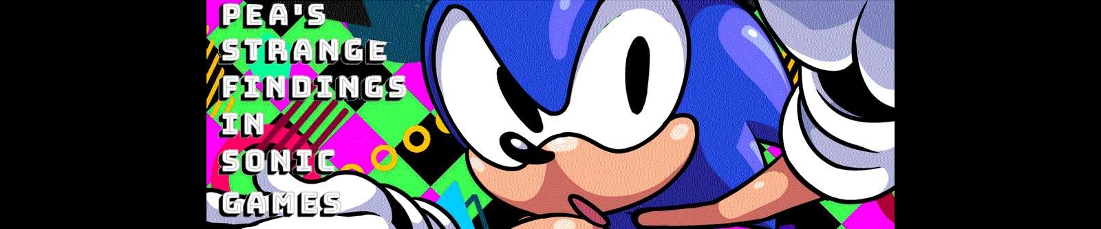 Pea's Strange Findings in Sonic Games Banner